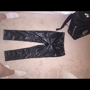 One On One Faux Leather Pants